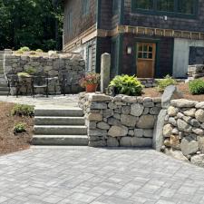 Stonewall and Driveway Newbury 8