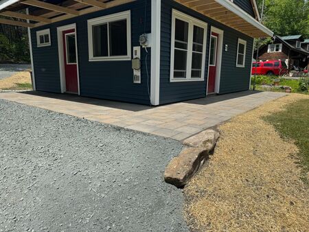 A Timeless Walkway with Techo-Bloc Pavers - Grantham, NH