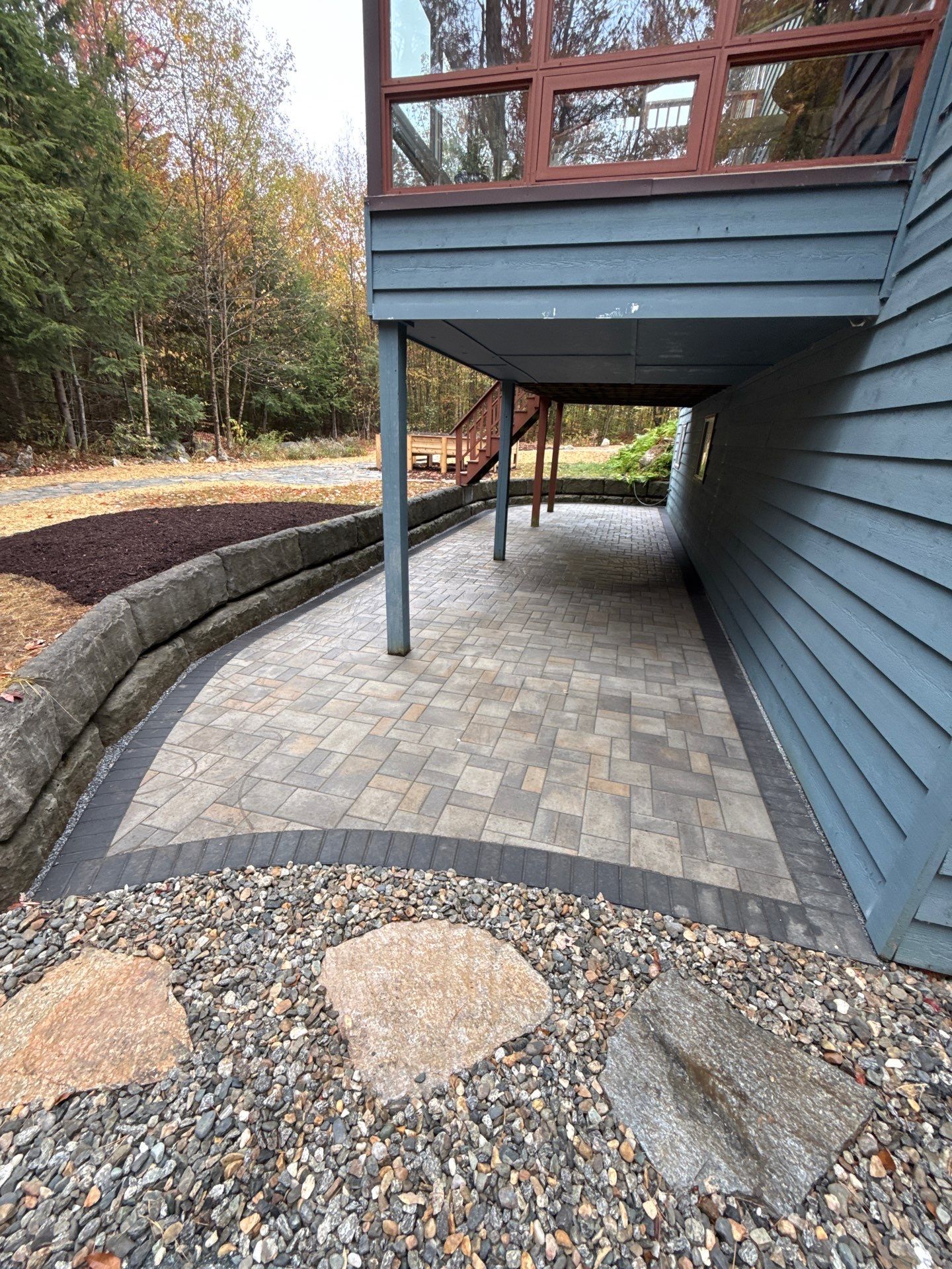Covered Patio and Entryway in Enfield, NH