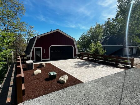 Permeable Driveway with Techo-Bloc Mista Pavers - Newbury, NH