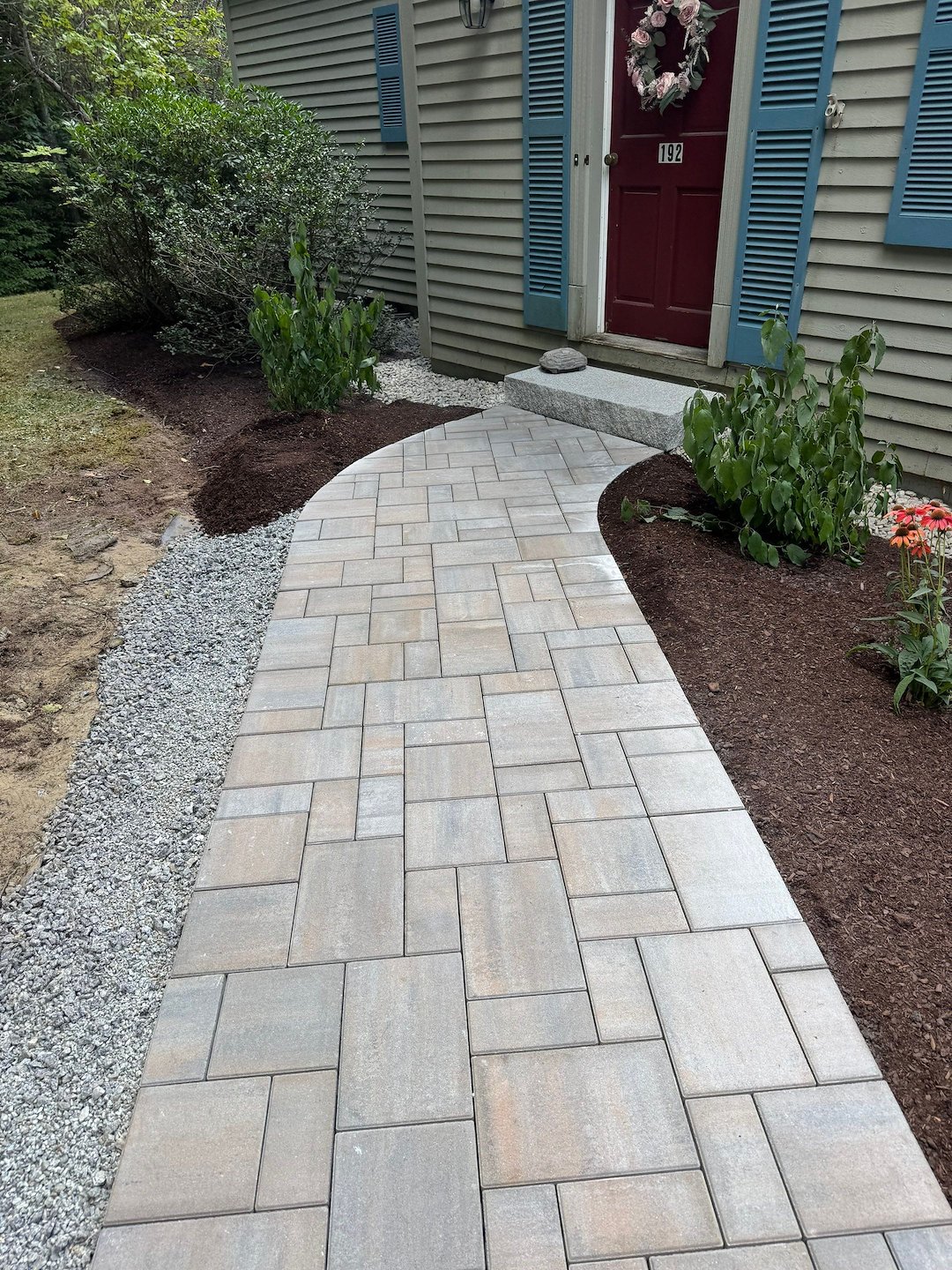 Superior Paver Installation | Welcoming Path | New London, NH