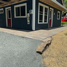 A Timeless Walkway with Techo-Bloc Pavers - Grantham, NH 1